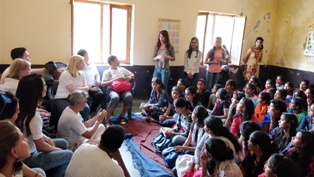 IBM Volunteers visit at Narsinghpur Centre